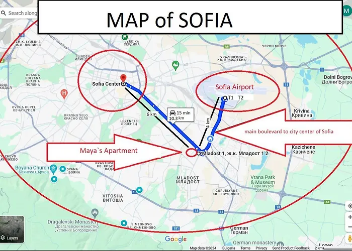 Maya's Airport Apartmán